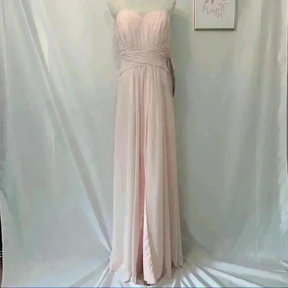 B2 Jasmine pink maxi sleeveless formal gown/dress - Picture 2 of 8